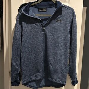 Under Armour Heathered Blue Pullover Quarter Zip